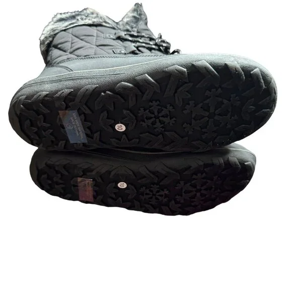 Refresh Womne's‎ Hike Faux Fur Fashion Boots - Grey, US 10 - Picture 4 of 6